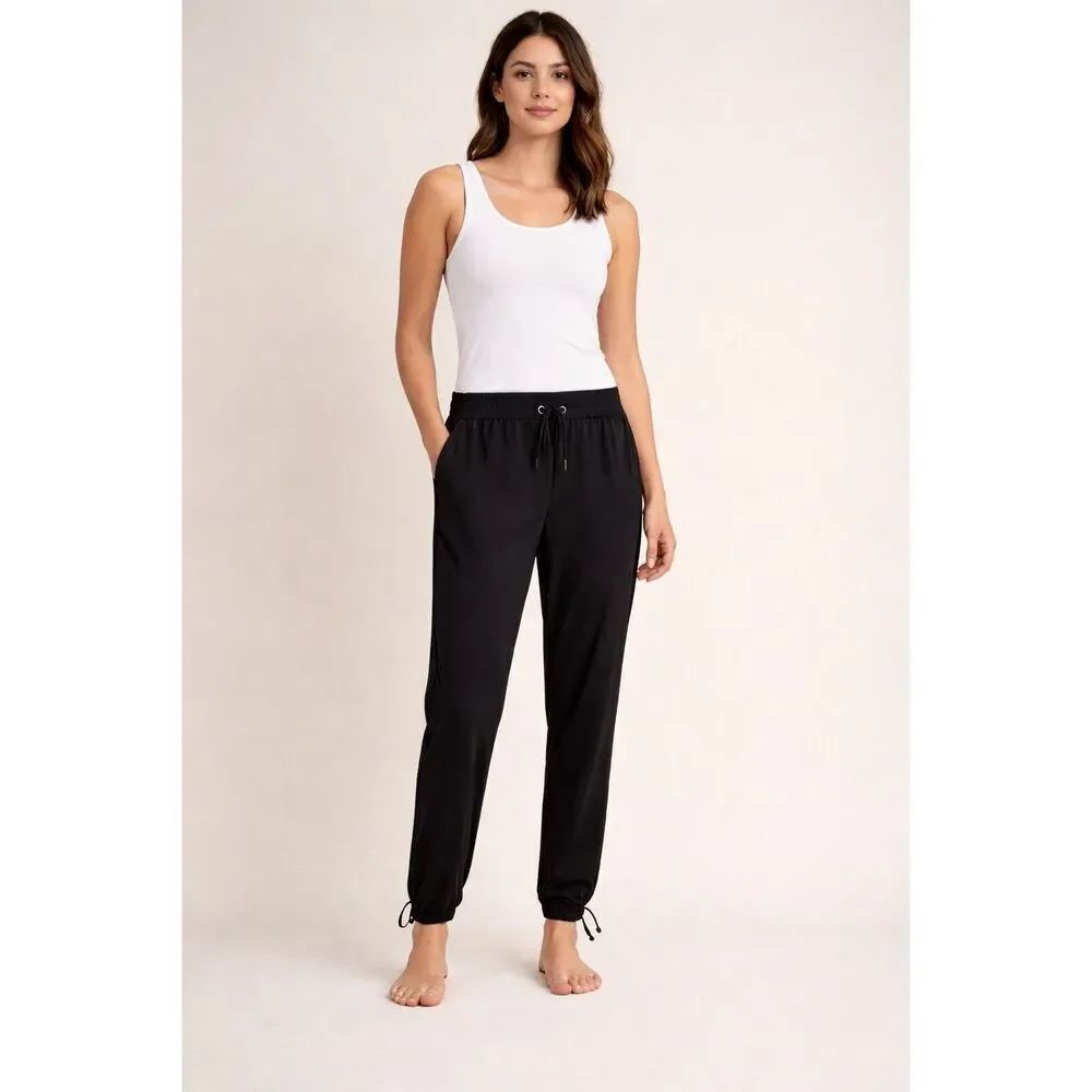 Athleta Women’s Black Drawstring Ankle Pants – Size 12